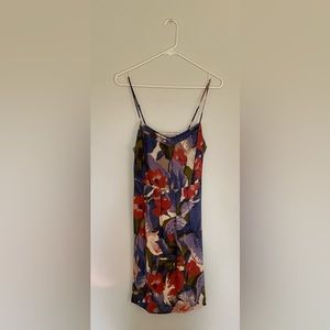 Anthropologie Moulinette Soeurs Floral print Silk Dress, size 6